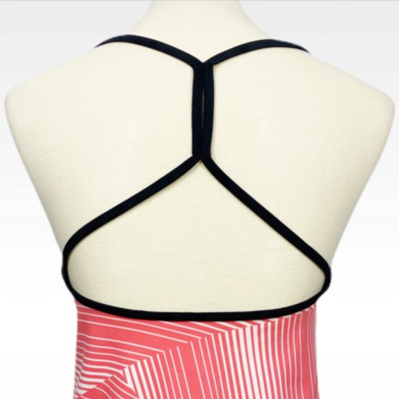 Nike Swim Striped Racerback Tankini Top - Picture 8 of 10